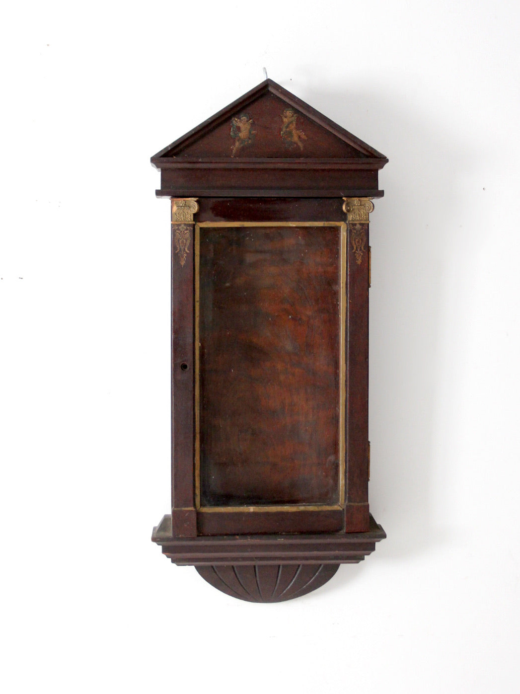 antique wood wall cabinet
