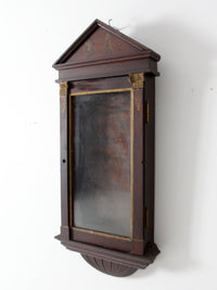 antique wood wall cabinet