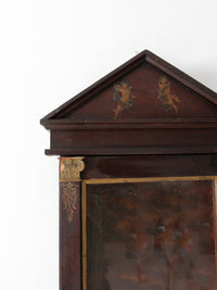 antique wood wall cabinet