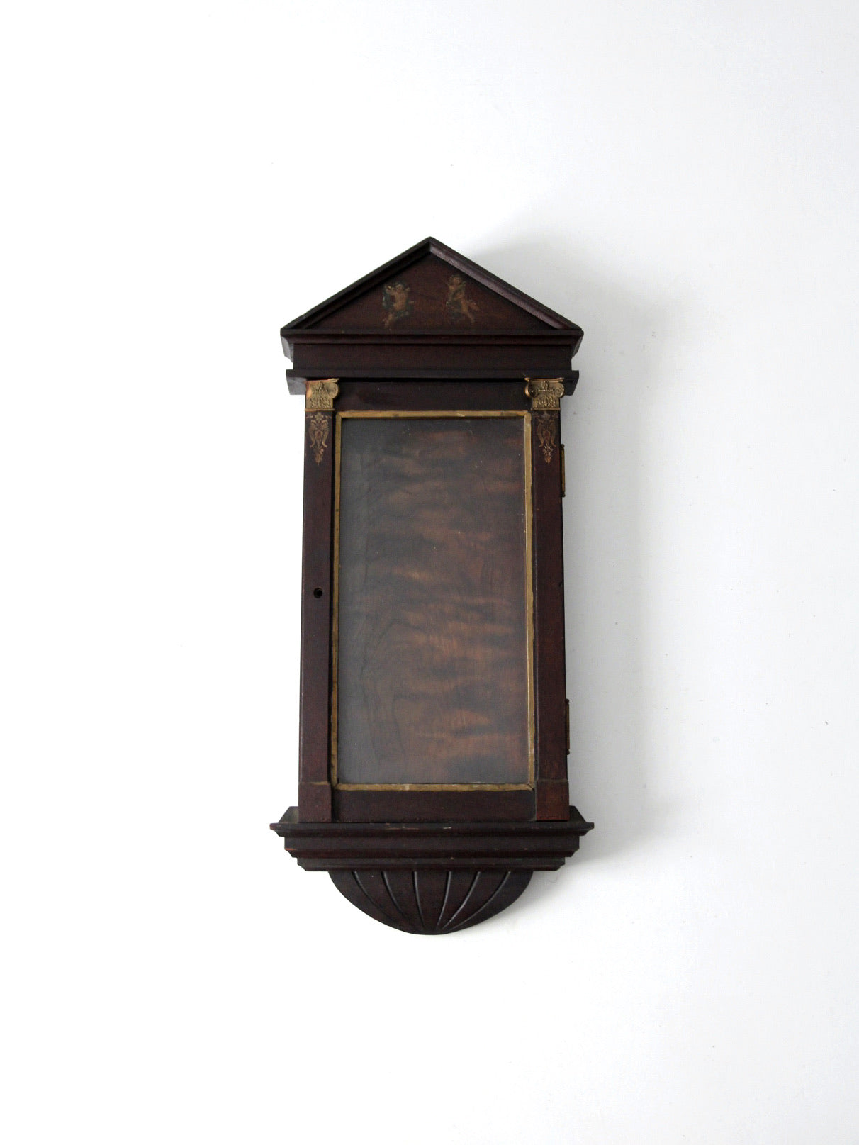 antique wood wall cabinet