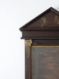 antique wood wall cabinet