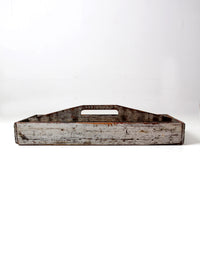 vintage wooden tool box trug