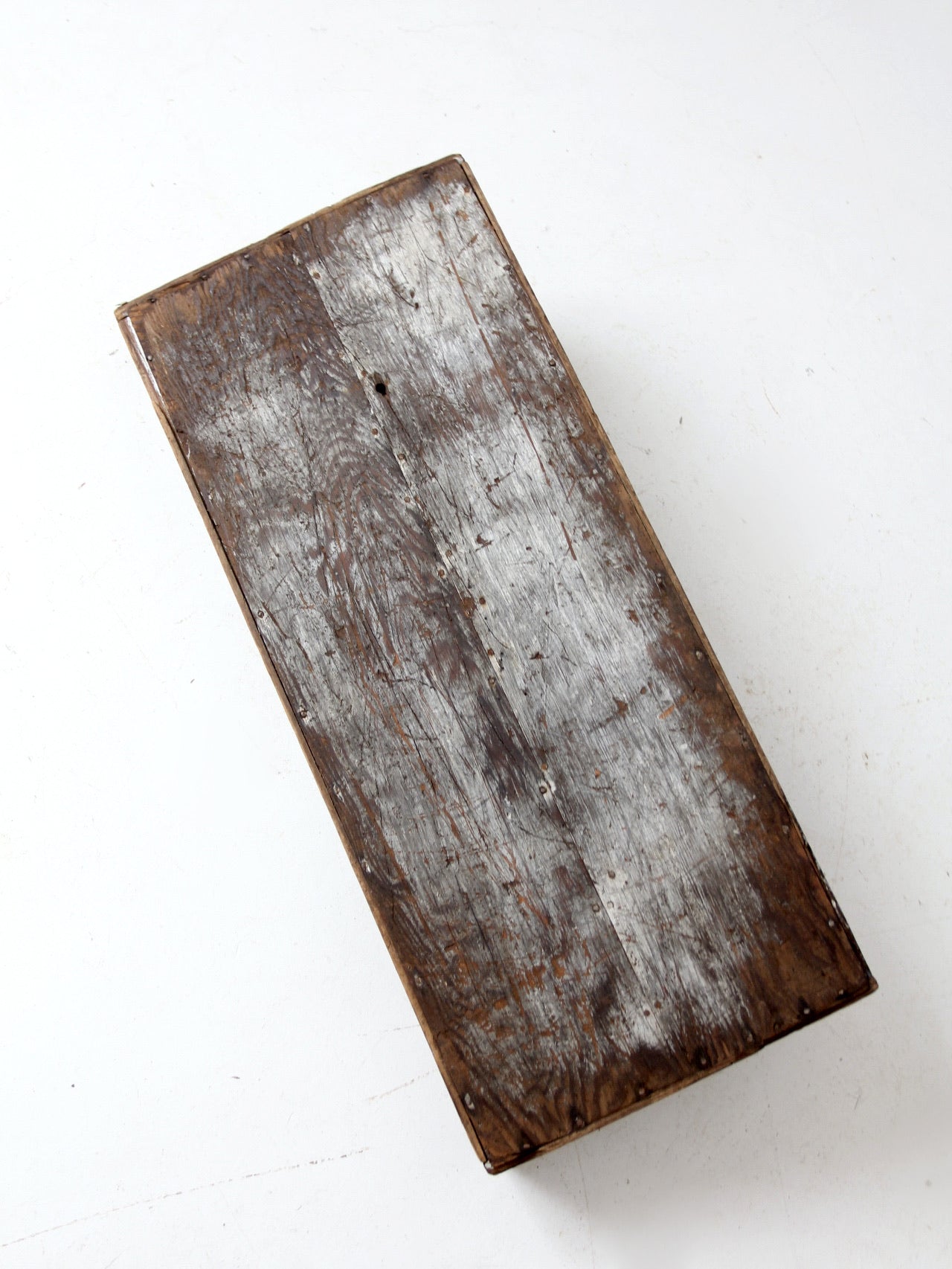 vintage wooden tool box trug