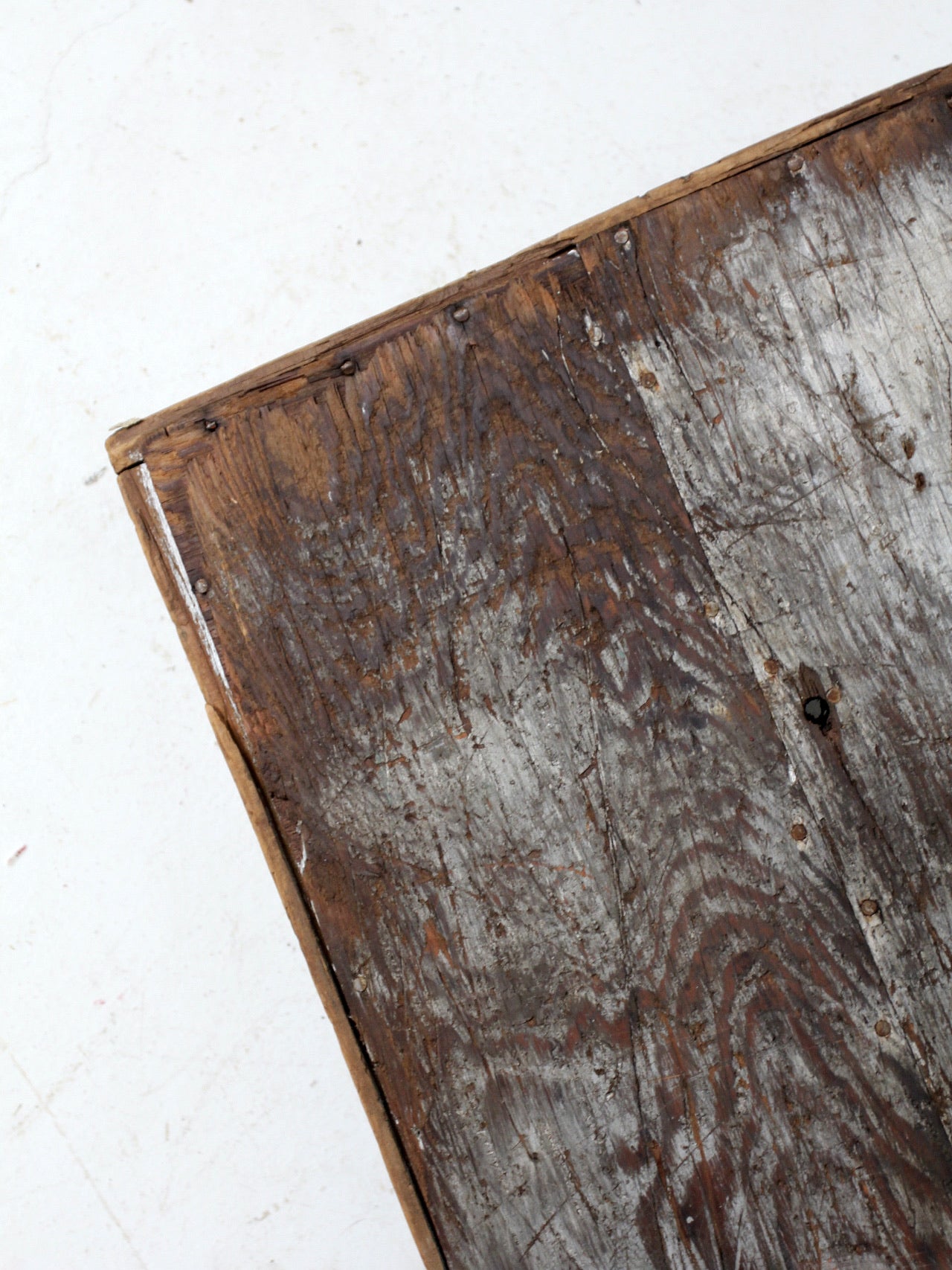 vintage wooden tool box trug