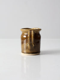 vintage pottery creamer