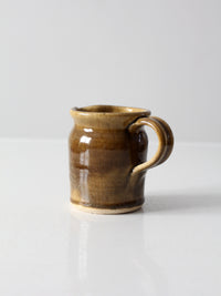 vintage pottery creamer