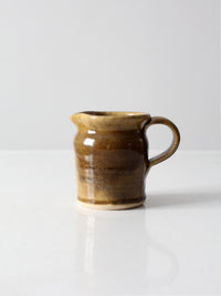 vintage pottery creamer
