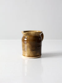 vintage pottery creamer