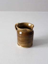 vintage pottery creamer