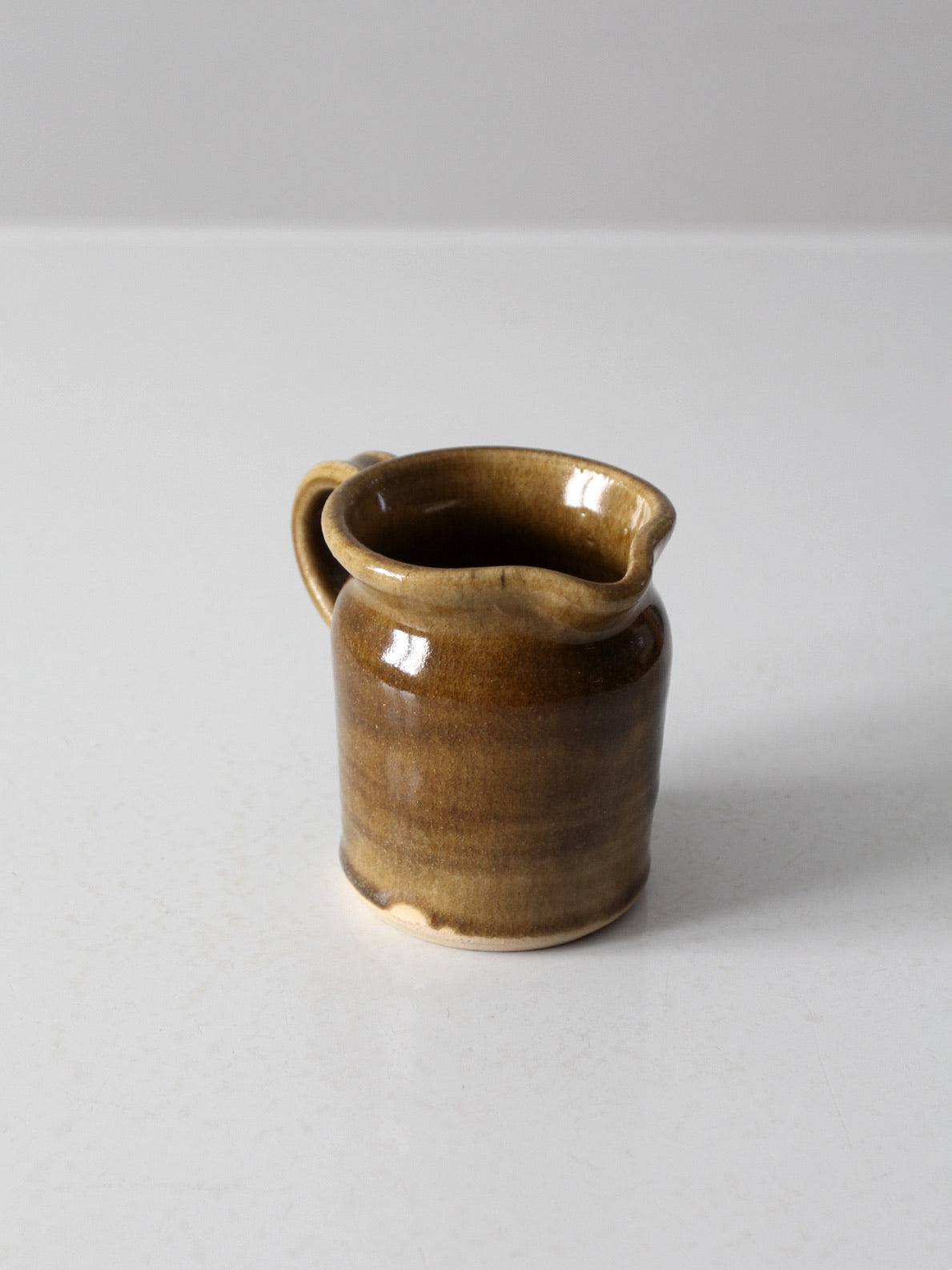 vintage pottery creamer