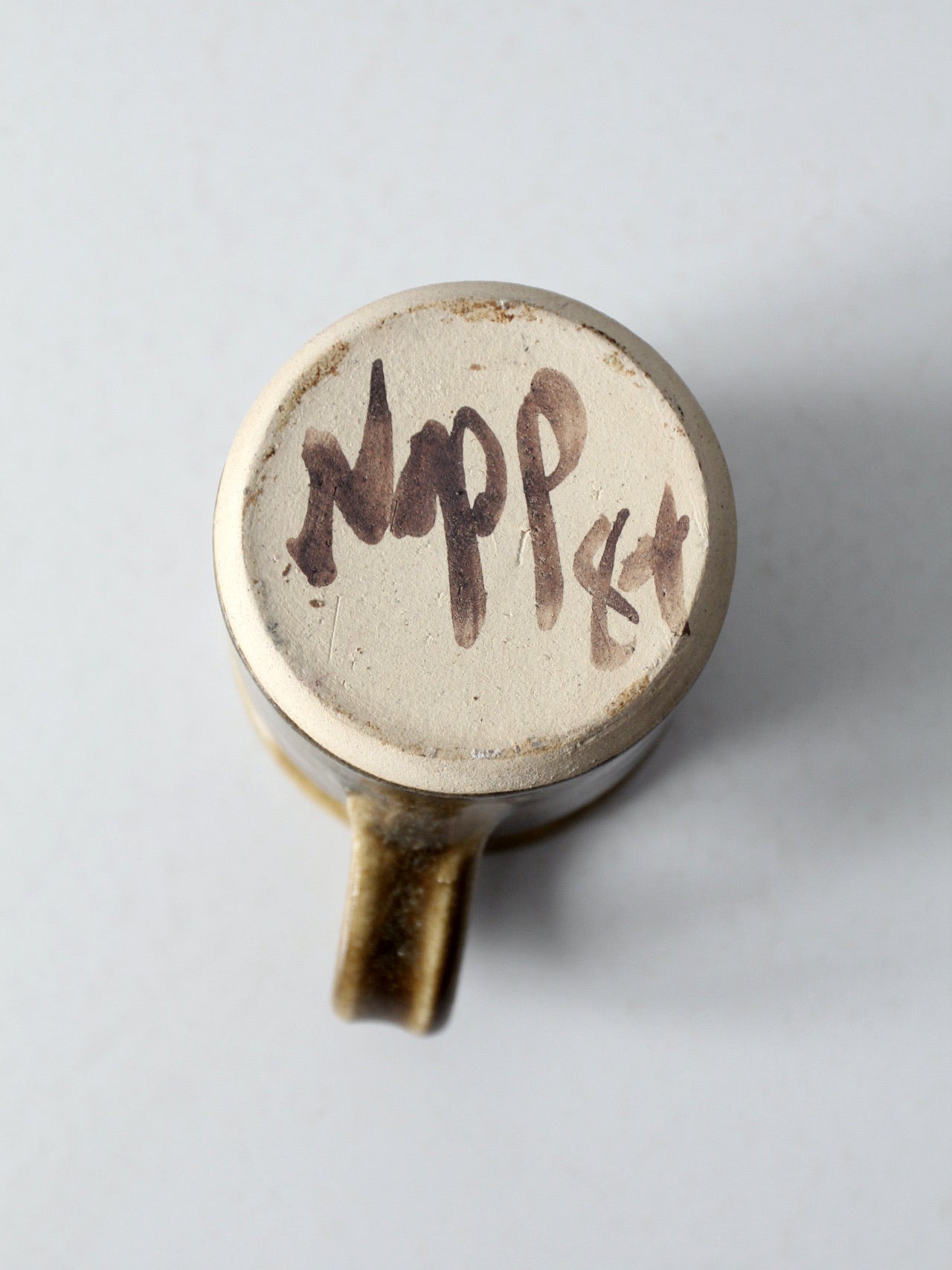 vintage pottery creamer