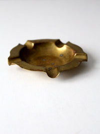 antique brass ashtray