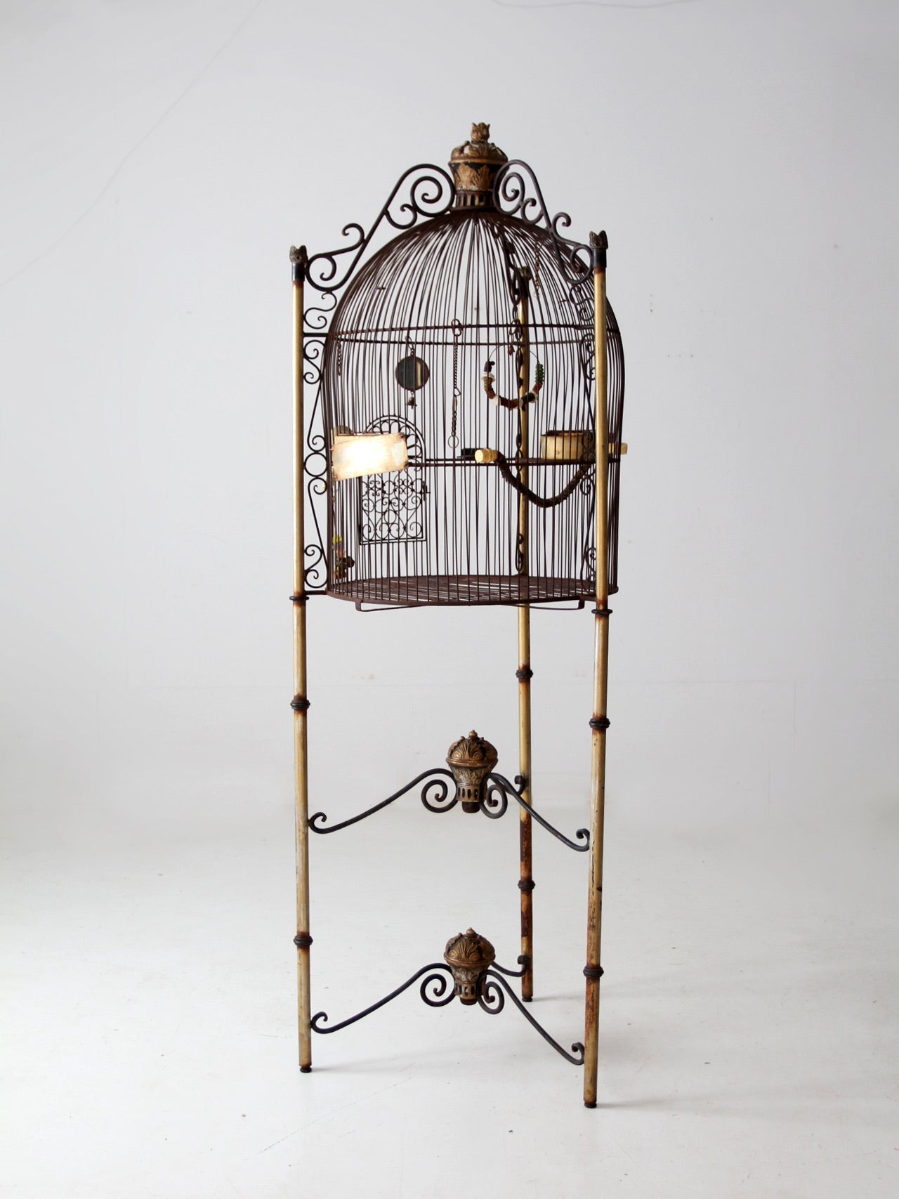 French Victorian style large birdcage