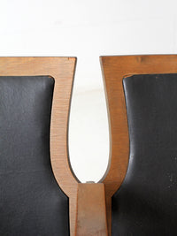 antique theatre seats pair