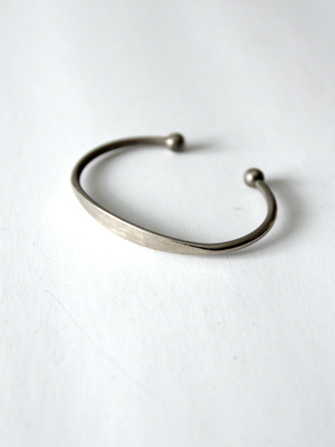 vintage silver tone cuff bracelet