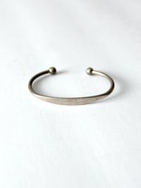 vintage silver tone cuff bracelet