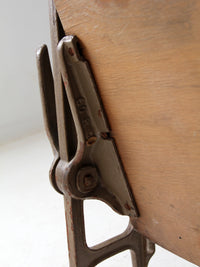 antique theatre seats pair