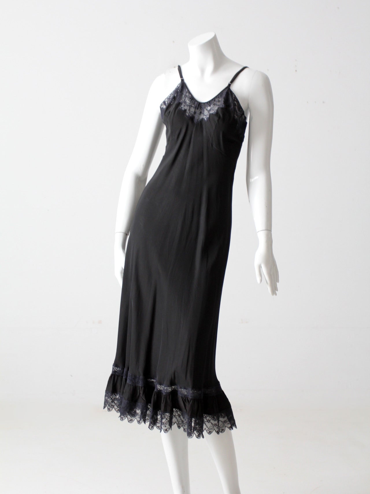 vintage Geomprofe black slip