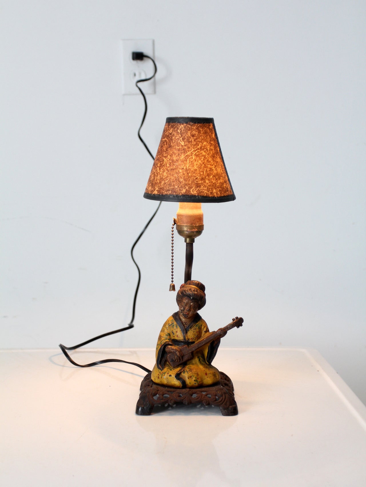 Hubley cast iron lamp circa 1930