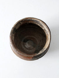 vintage studio pottery cachepot pottery vase