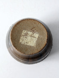 vintage studio pottery cachepot pottery vase