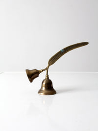 vintage English brass double bell