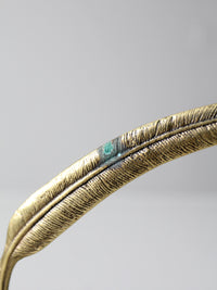 vintage English brass double bell