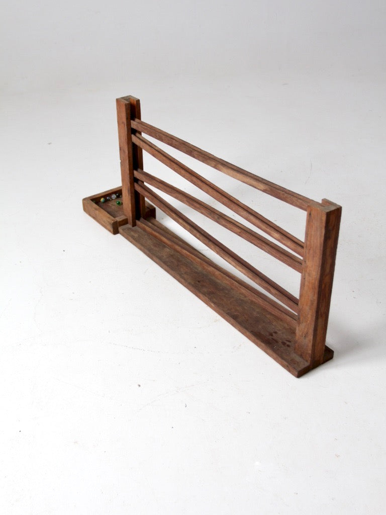 vintage marble toy run