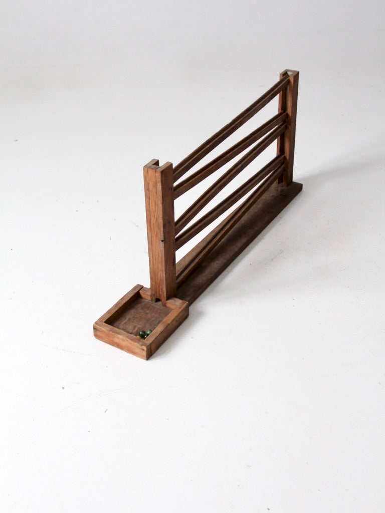 vintage marble toy run