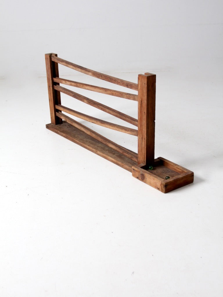 vintage marble toy run