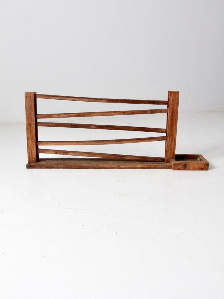 vintage marble toy run