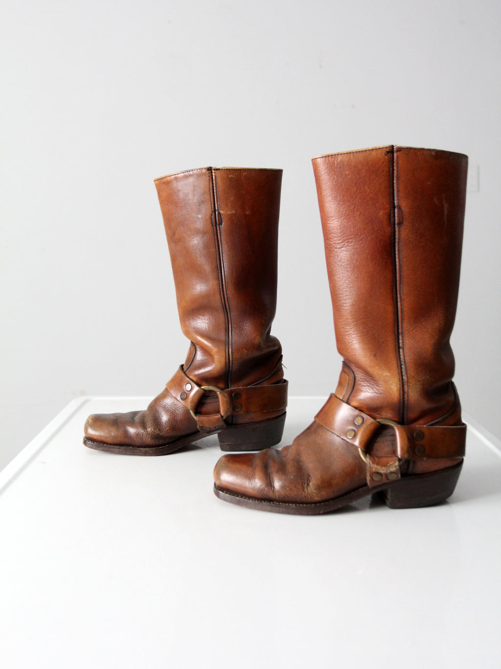 vintage Frye black label motorcycle boots – 86 Vintage display picture 1