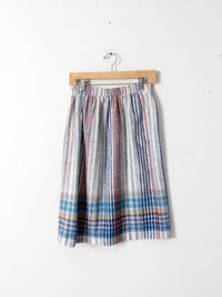 vintage stripe skirt