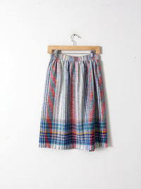 vintage stripe skirt