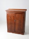 antique primitive cabinet