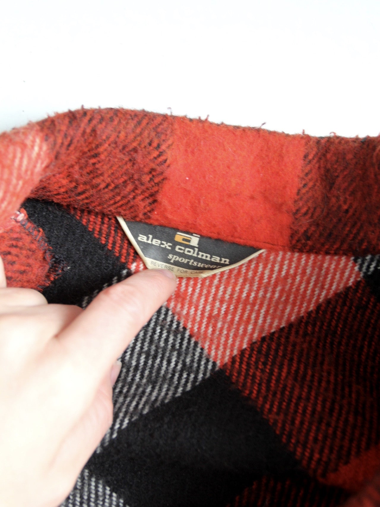 vintage 70s buffalo check shirt jacket