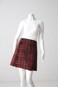 vintage plaid skirt