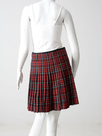 vintage plaid skirt