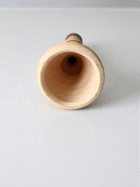 vintage Tonala Mexican pottery candlestick holder