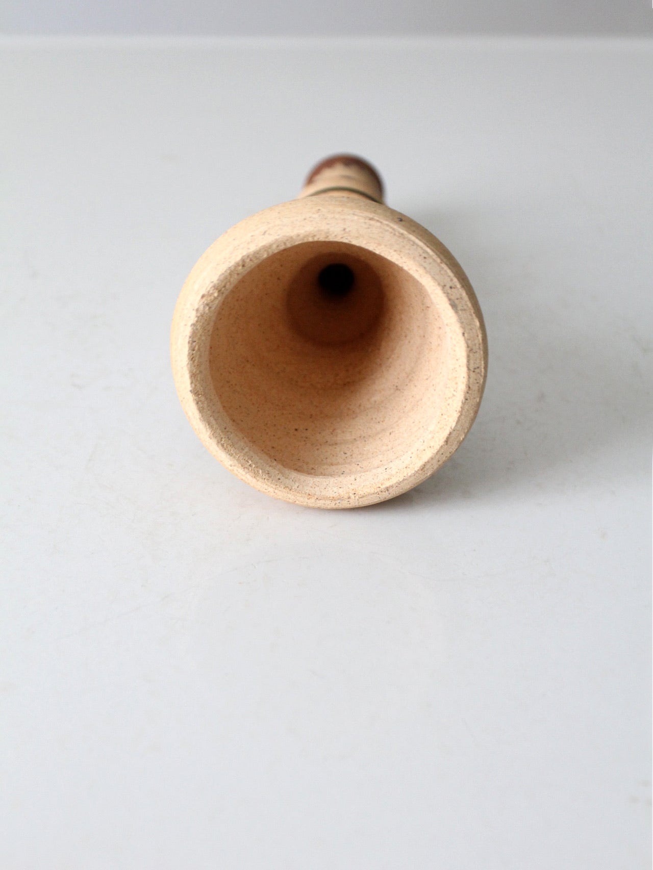 vintage Tonala Mexican pottery candlestick holder