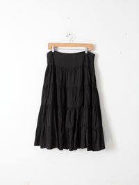 vintage silk peasant skirt
