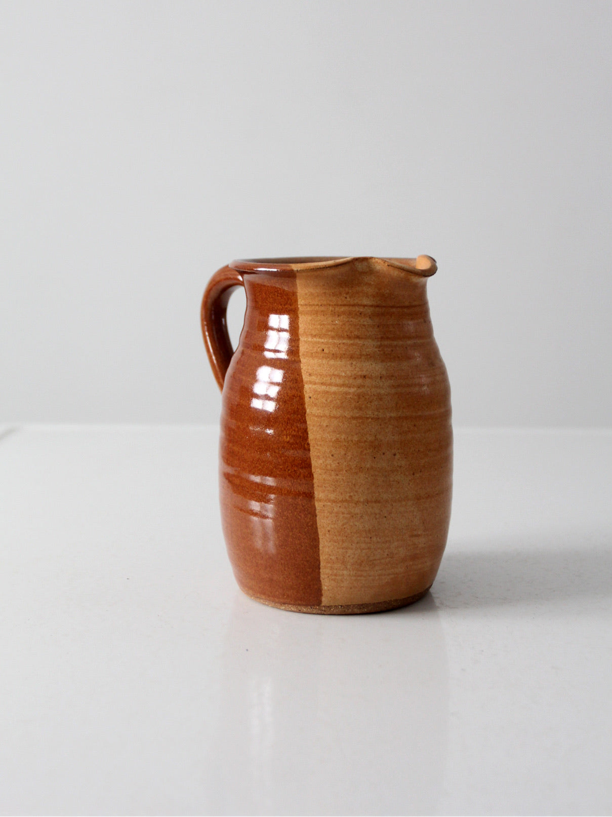 vintage studio pottery pitcher