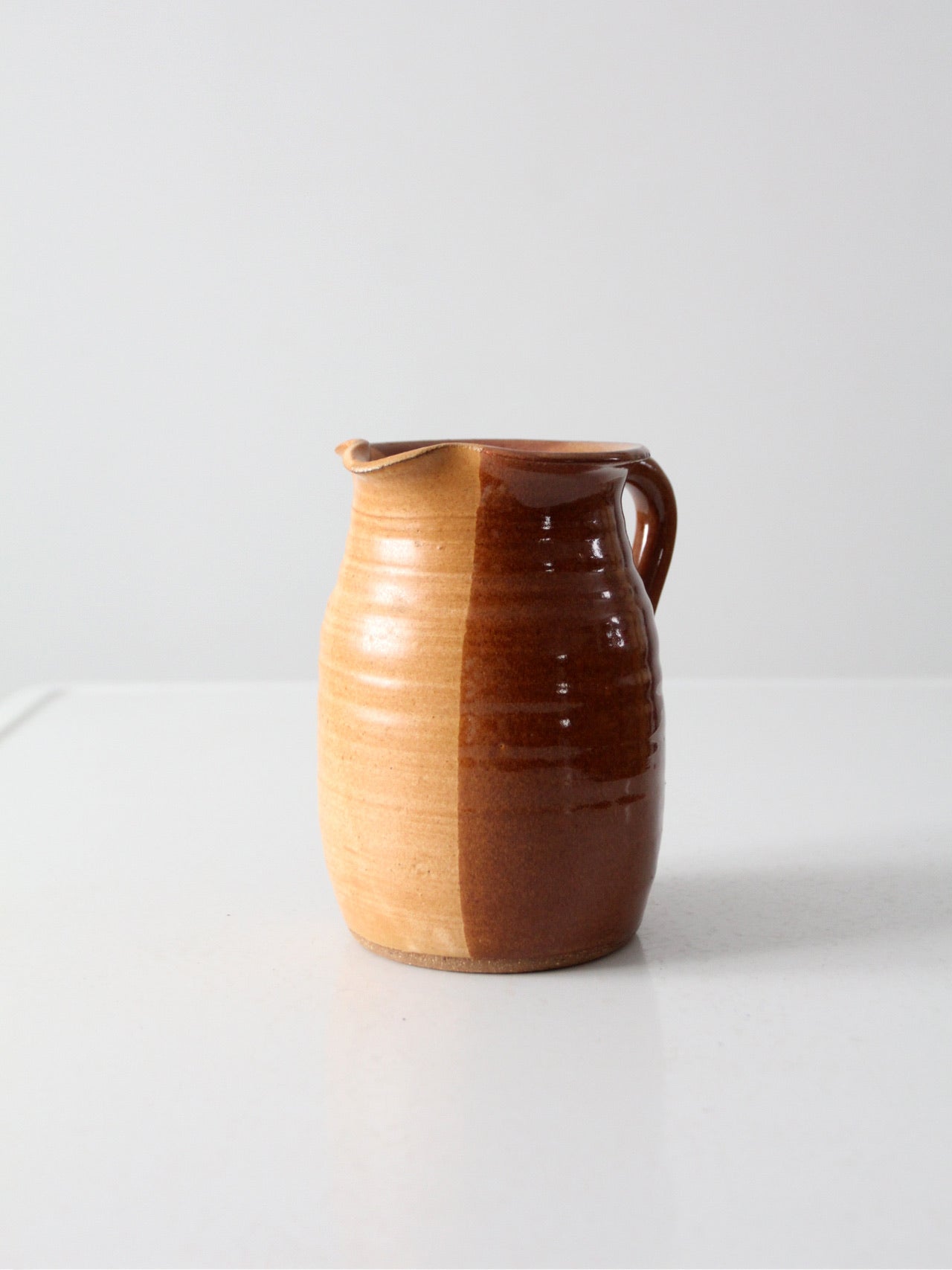 vintage studio pottery pitcher