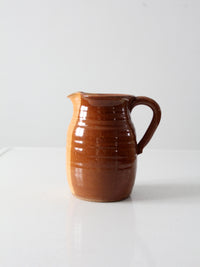 vintage studio pottery pitcher