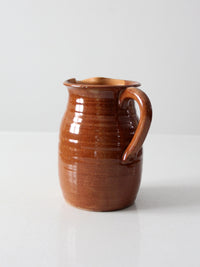 vintage studio pottery pitcher