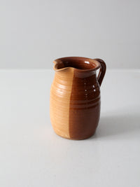 vintage studio pottery pitcher