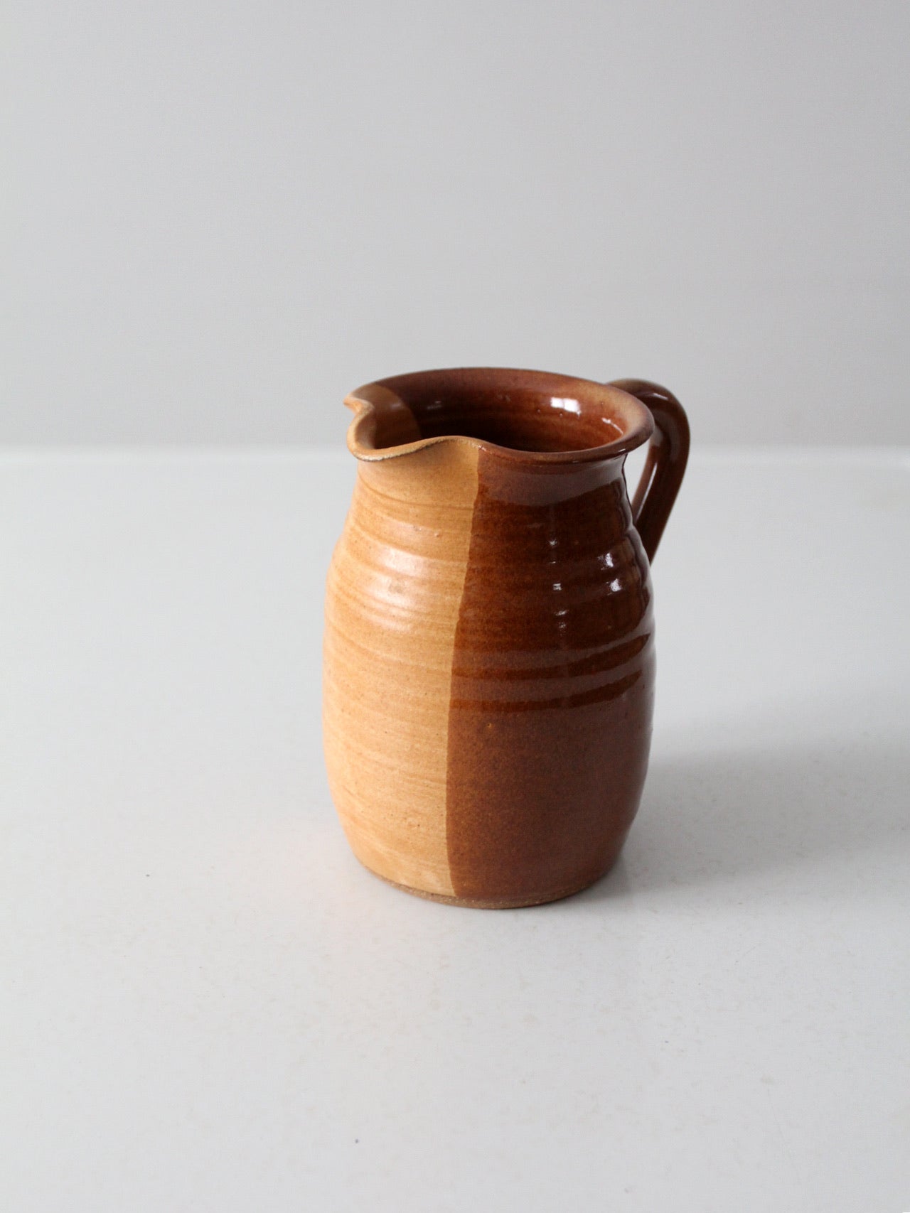 vintage studio pottery pitcher