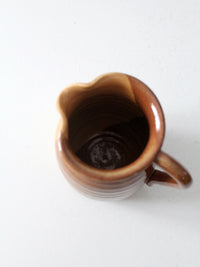 vintage studio pottery pitcher