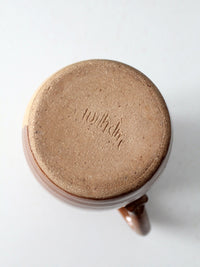 vintage studio pottery pitcher