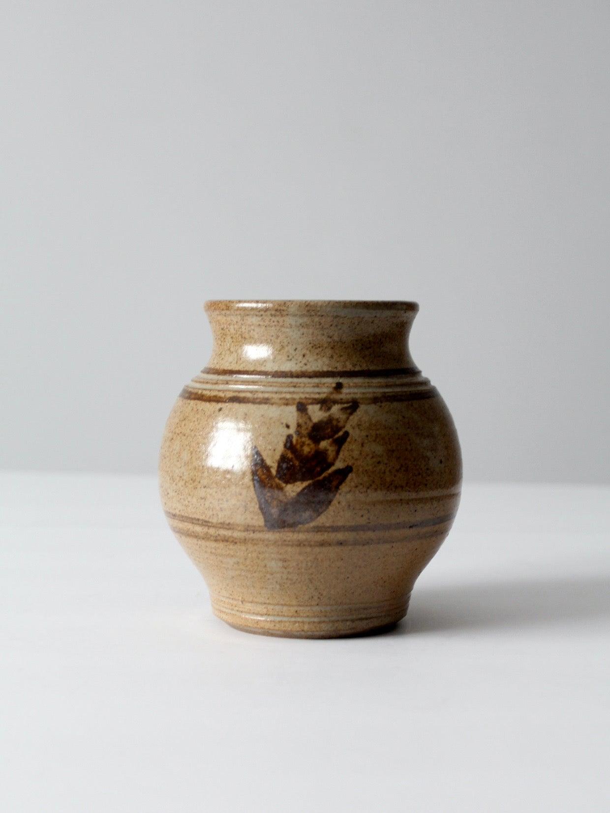 vintage studio pottery vase